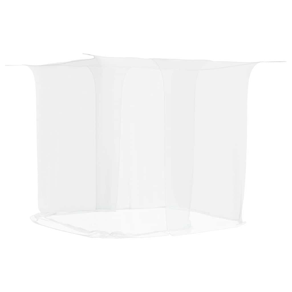 vidaXL Moskitiera wisząca, biała, 220x200x210 cm