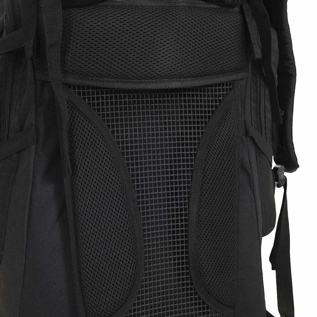 vidaXL Plecak turystyczny, czarny, 60 L, tkanina Oxford