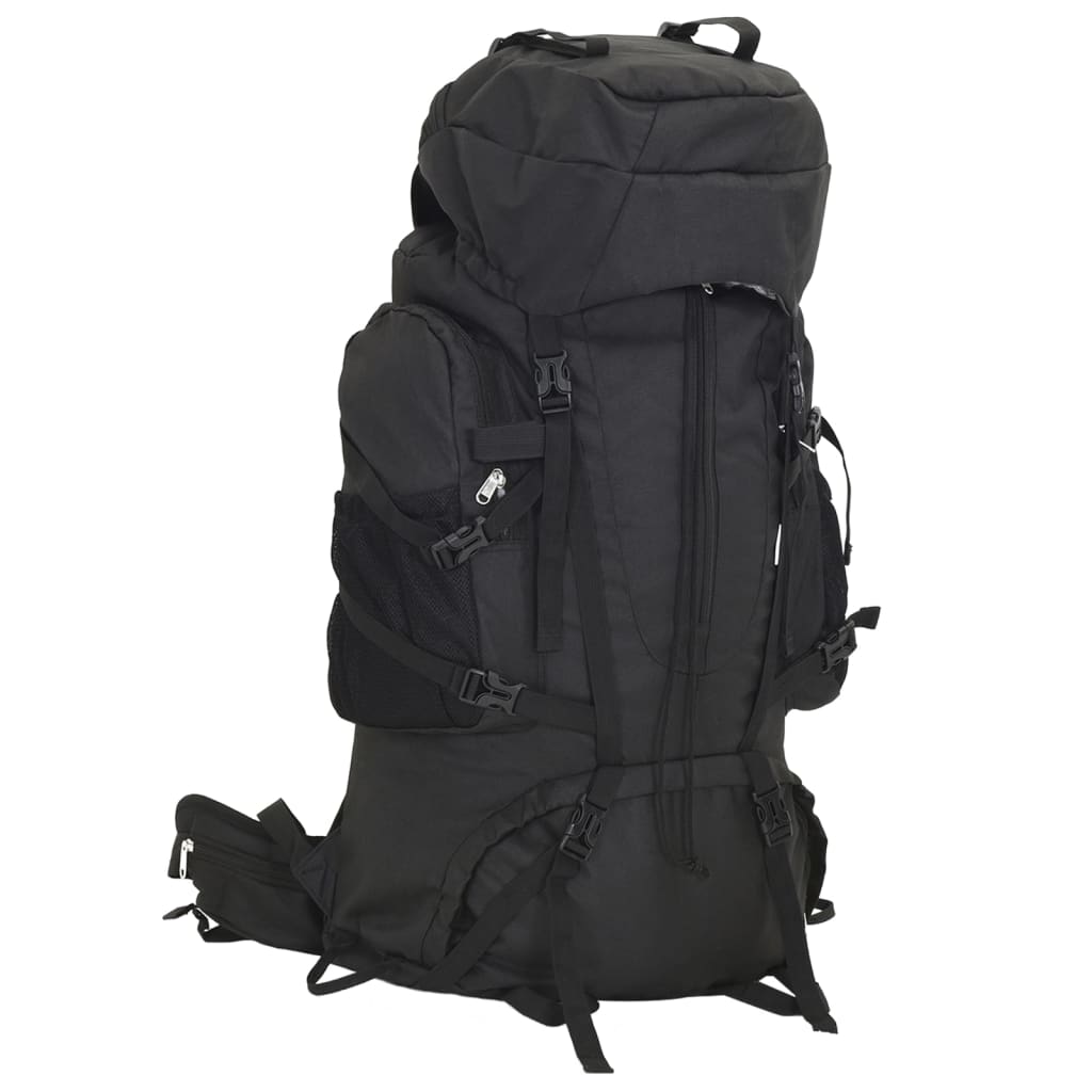 vidaXL Plecak turystyczny, czarny, 80 L, tkanina Oxford