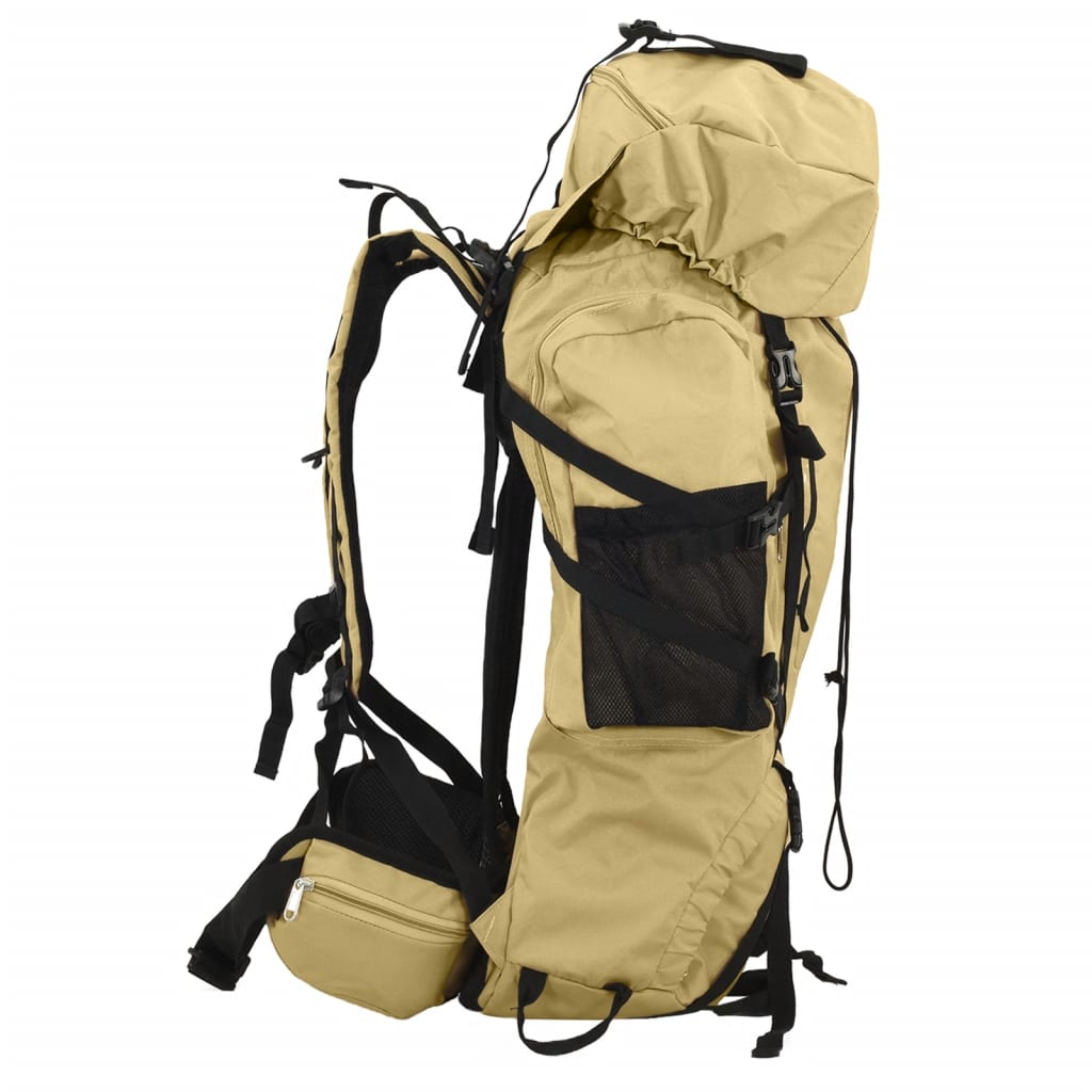 vidaXL Plecak turystyczny, khaki, 80 L, tkanina Oxford