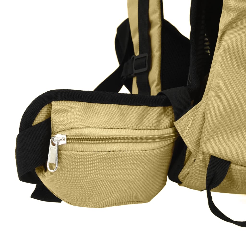 vidaXL Plecak turystyczny, khaki, 80 L, tkanina Oxford