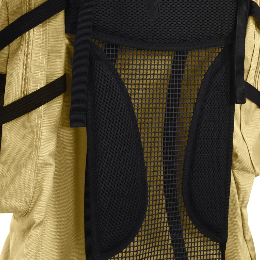vidaXL Plecak turystyczny, khaki, 100 L, tkanina Oxford