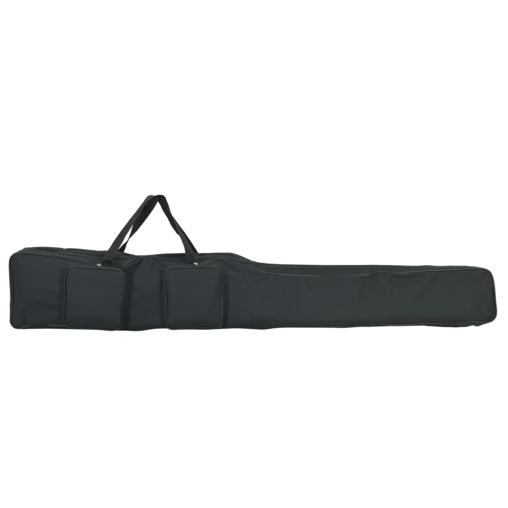 vidaXL Torba na wędkę, czarna, 150 cm, tkanina Oxford