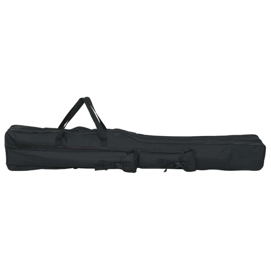 vidaXL Torba na wędkę, czarna, 150 cm, tkanina Oxford
