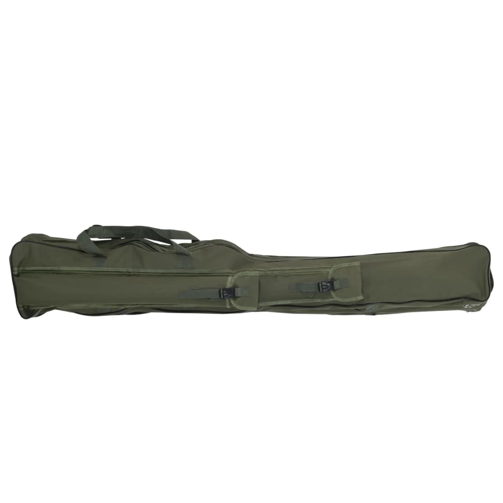 vidaXL Torba na wędkę, ciemnozielona, 150 cm, tkanina Oxford