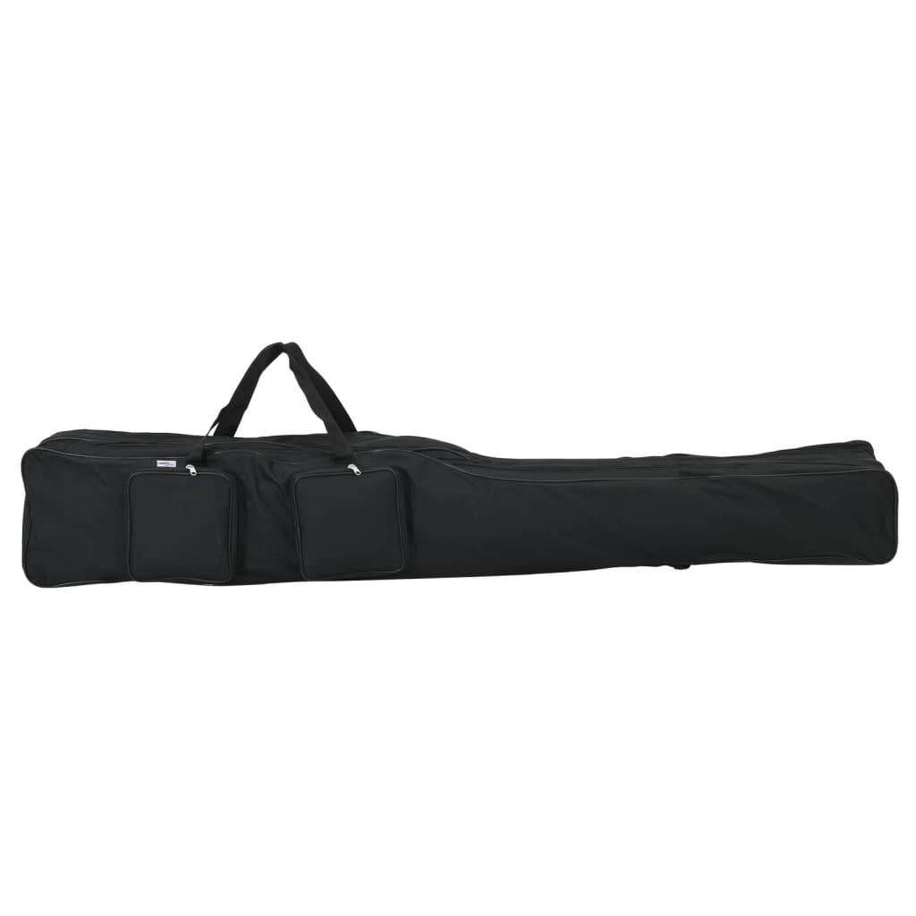vidaXL Torba na wędkę, czarna, 150 cm, tkanina Oxford
