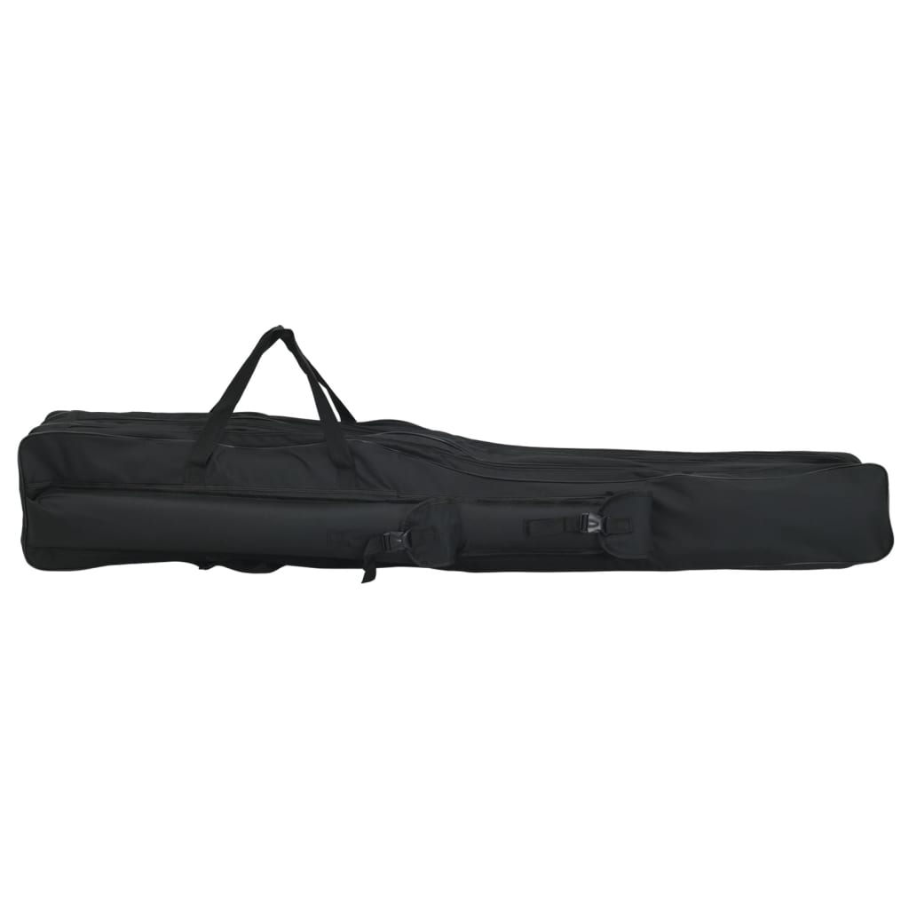 vidaXL Torba na wędkę, czarna, 150 cm, tkanina Oxford