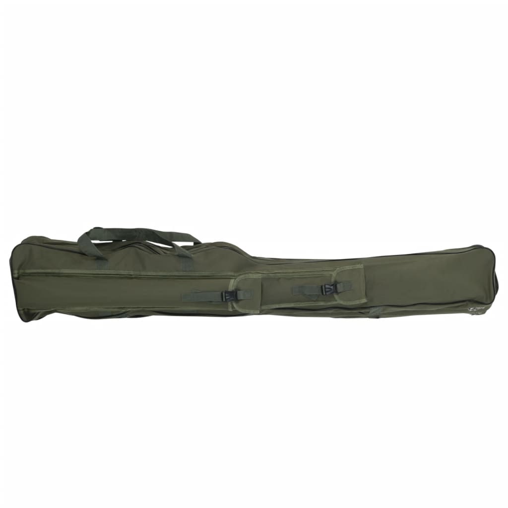 vidaXL Torba na wędkę, ciemnozielona, 160 cm, tkanina Oxford