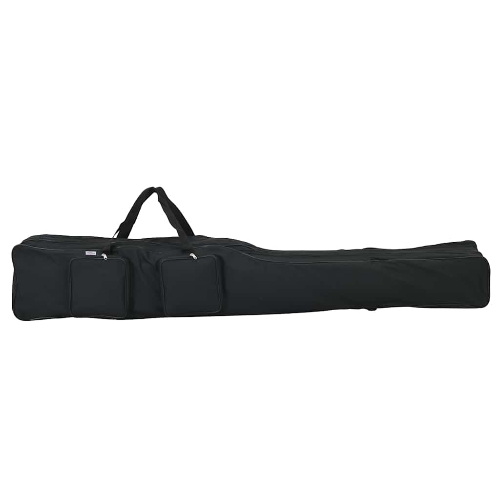 vidaXL Torba na wędkę, czarna, 160 cm, tkanina Oxford