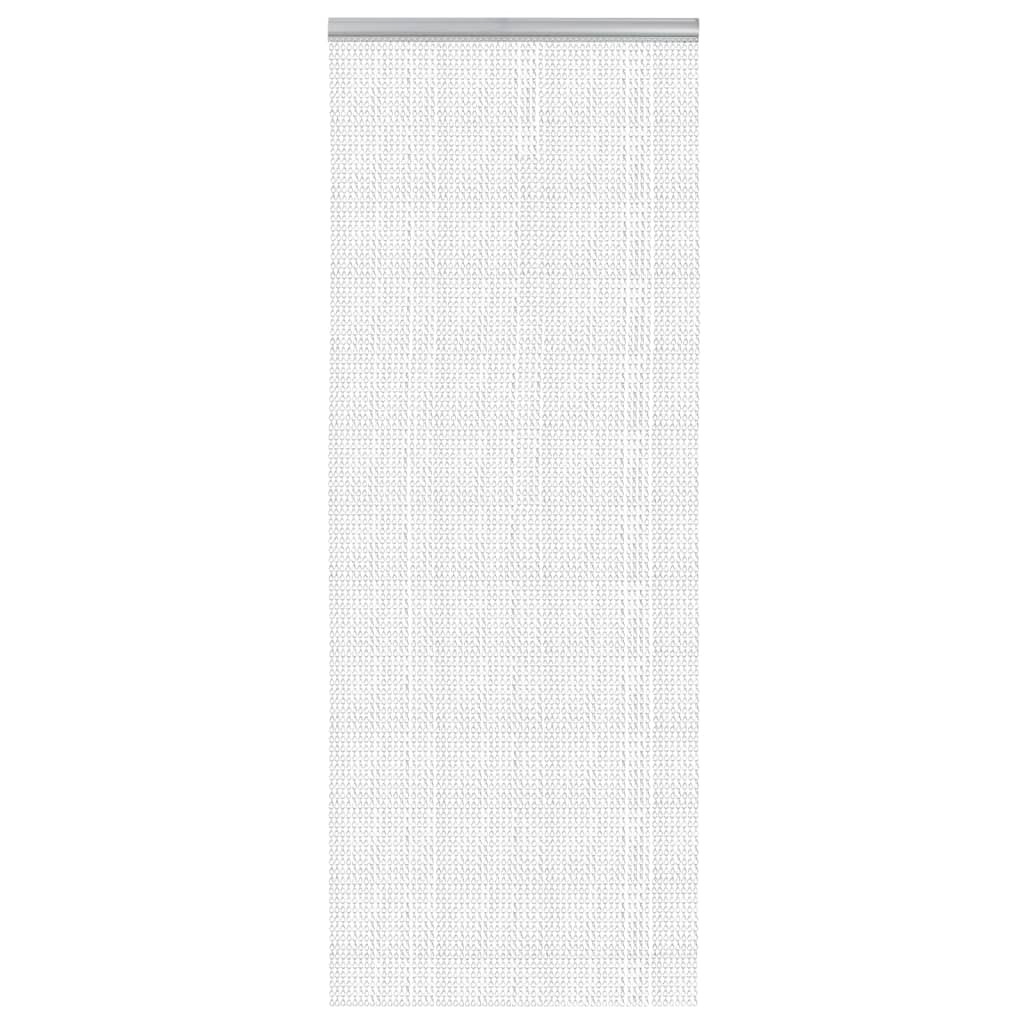 vidaXL Zasłona łańcuchowa do drzwi, 80x221 cm, aluminium