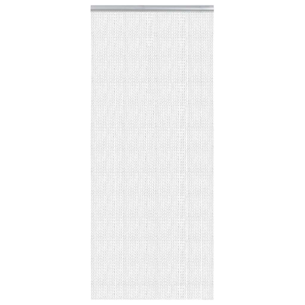 vidaXL Moskitiera łańcuchowa do drzwi, 90x220 cm, aluminium
