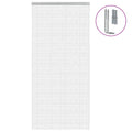 vidaXL Moskitiera łańcuchowa do drzwi, 100x212 cm, aluminium