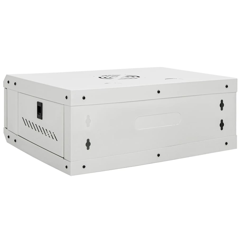 vidaXL Ścienna szafka serwerowa 4U, 19", IP20, 53x40x21 cm