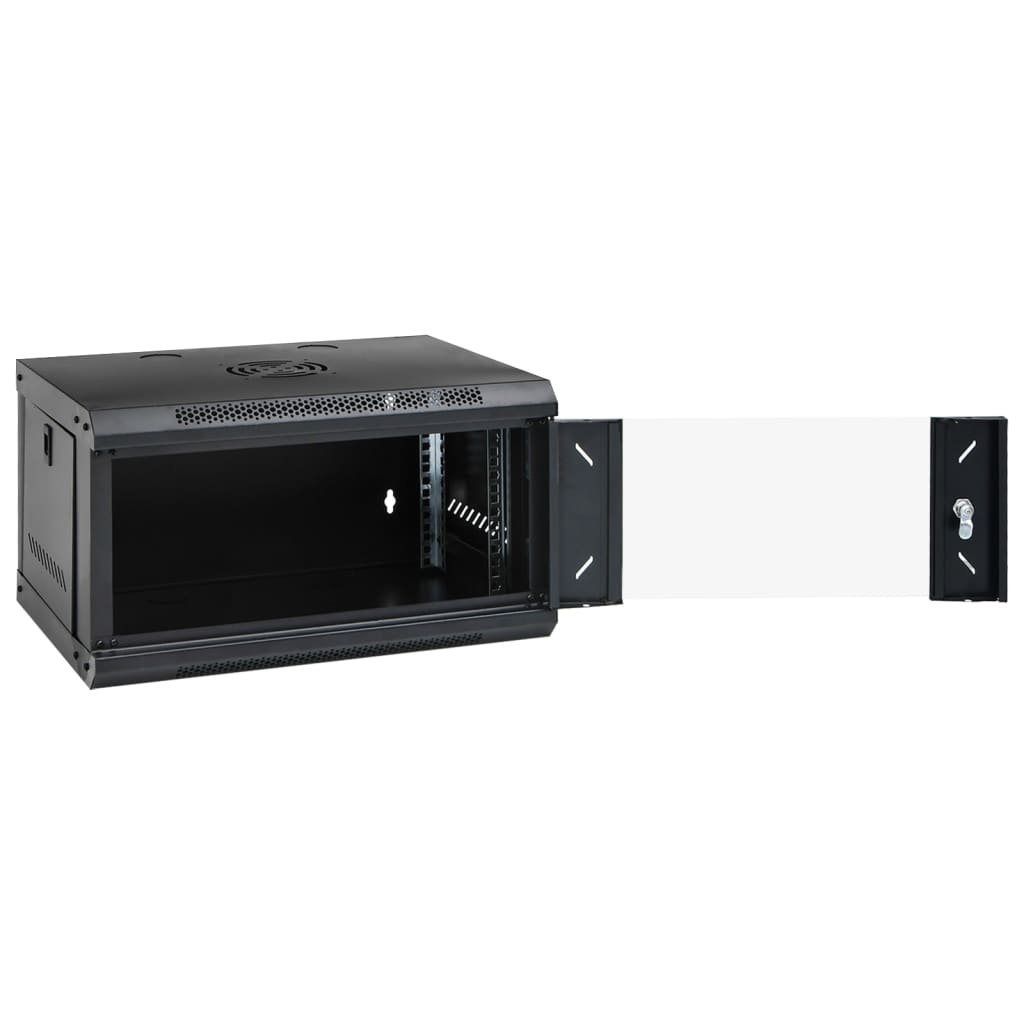 vidaXL 6U Szafka sieciowa ścienna 19" IP20 53x40x30 cm