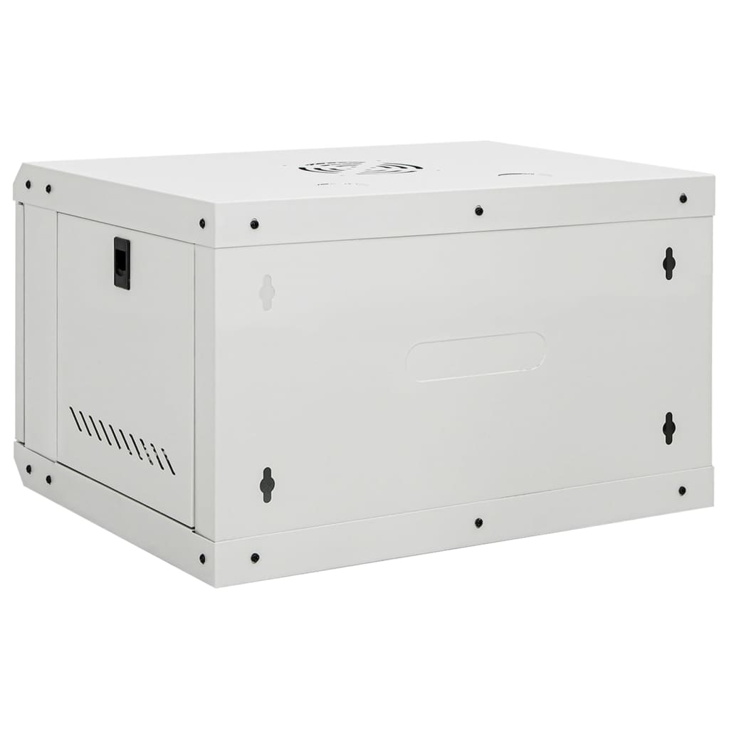vidaXL 6U Szafka sieciowa ścienna 19" IP20 53x40x30 cm