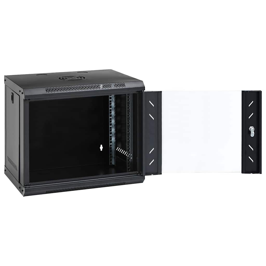 vidaXL 9U Szafka sieciowa ścienna 19" IP20 53x40x45 cm