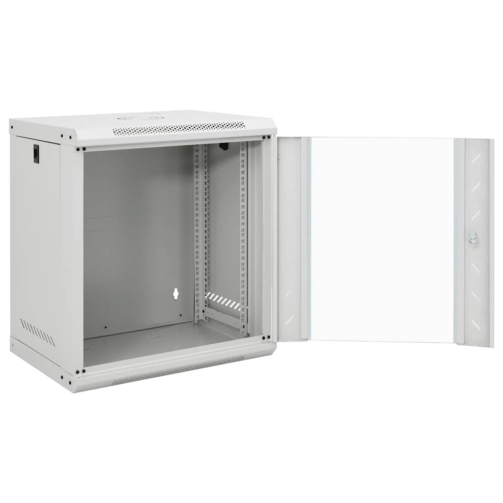 vidaXL Ścienna szafka serwerowa 12U, 19", IP20, 53x40x60 cm