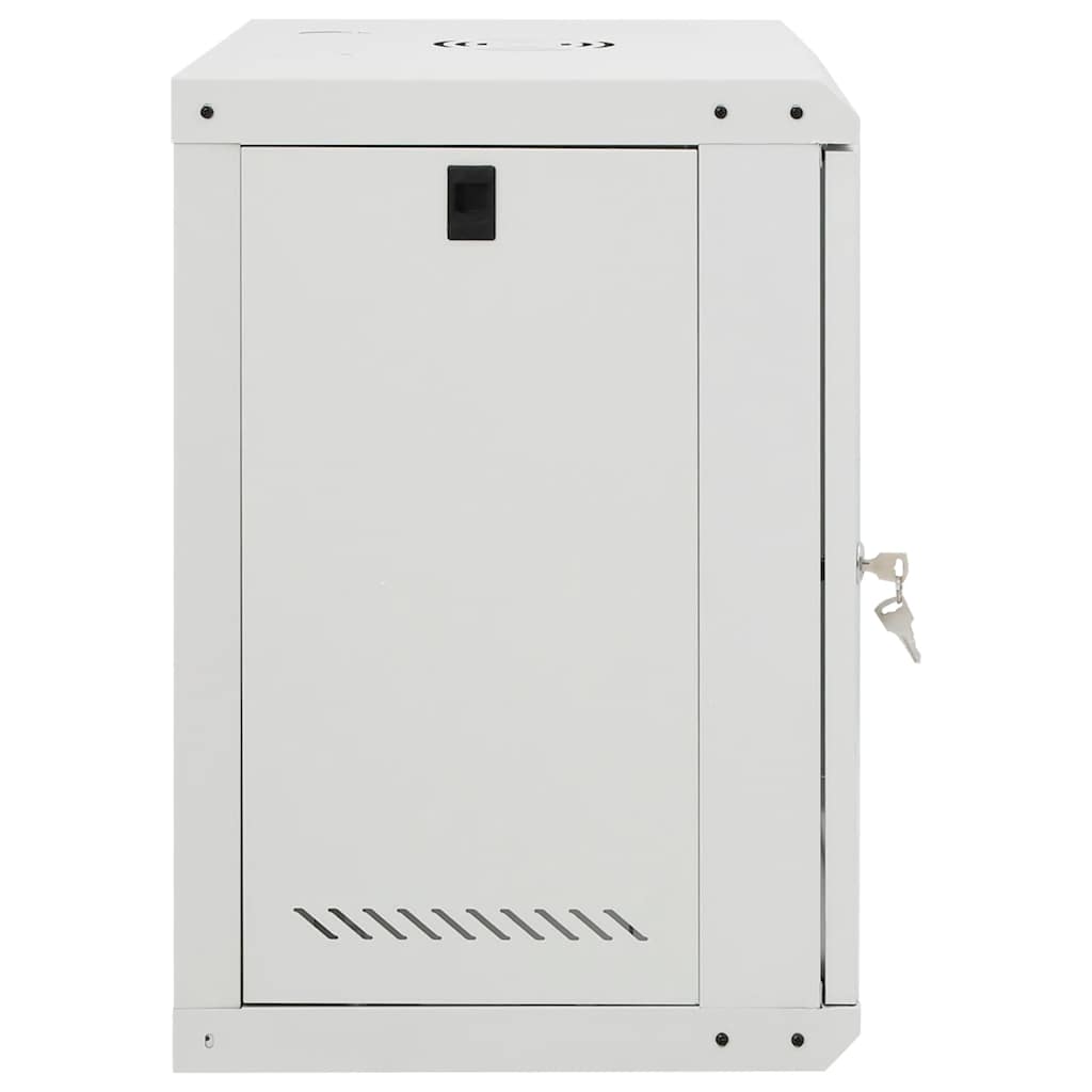 vidaXL Ścienna szafka serwerowa 12U, 19", IP20, 53x40x60 cm