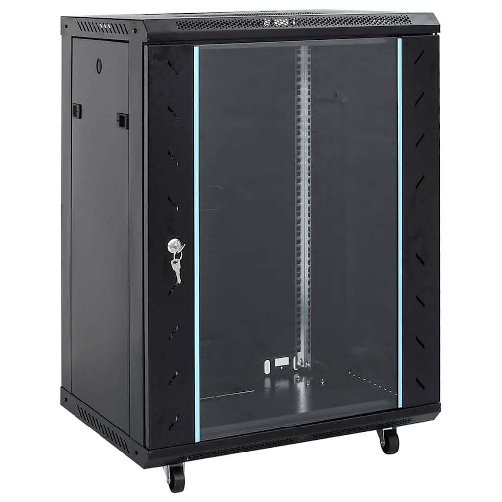 vidaXL Szafa sieciowa 15U z nóżkami obrotowymi 19" IP20 60x45x86 cm