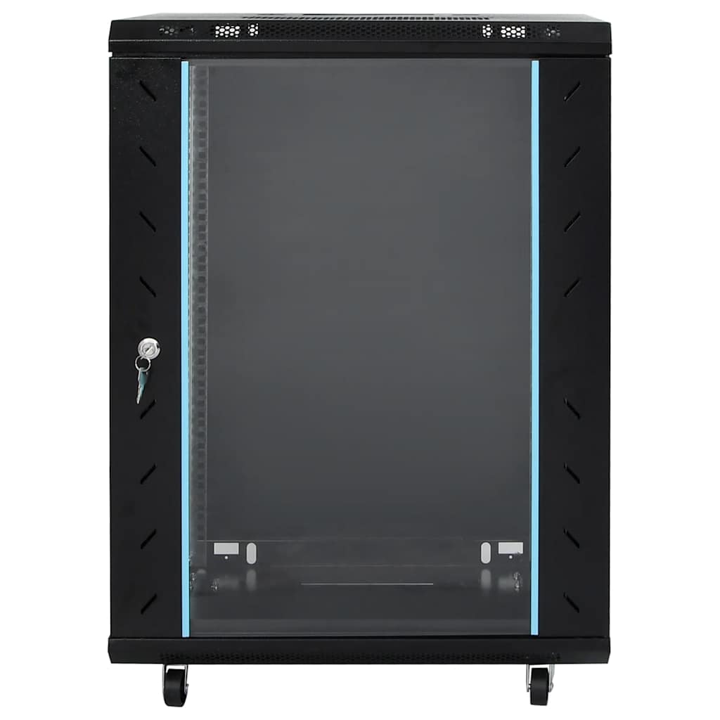 vidaXL Szafa sieciowa 15U z nóżkami obrotowymi 19" IP20 60x45x86 cm