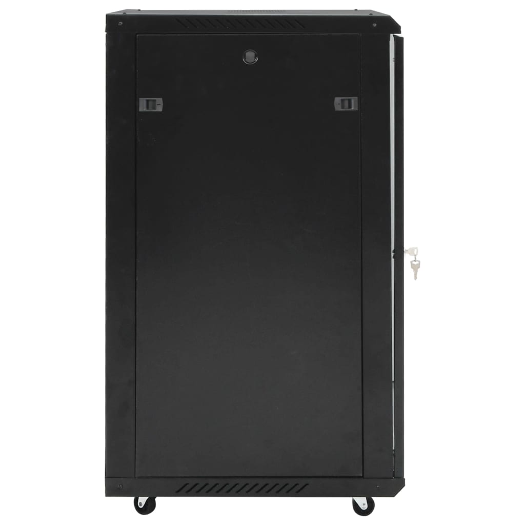 vidaXL Szafka serwerowa z kółkami, 18U, 19", IP20, 60x60x100 cm