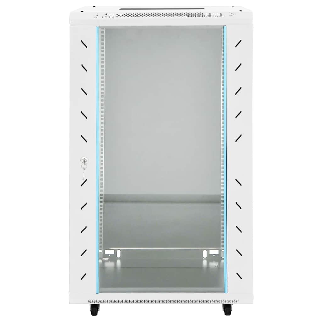 vidaXL Szafka serwerowa z kółkami, 18U, 19", IP20, 60x60x100 cm