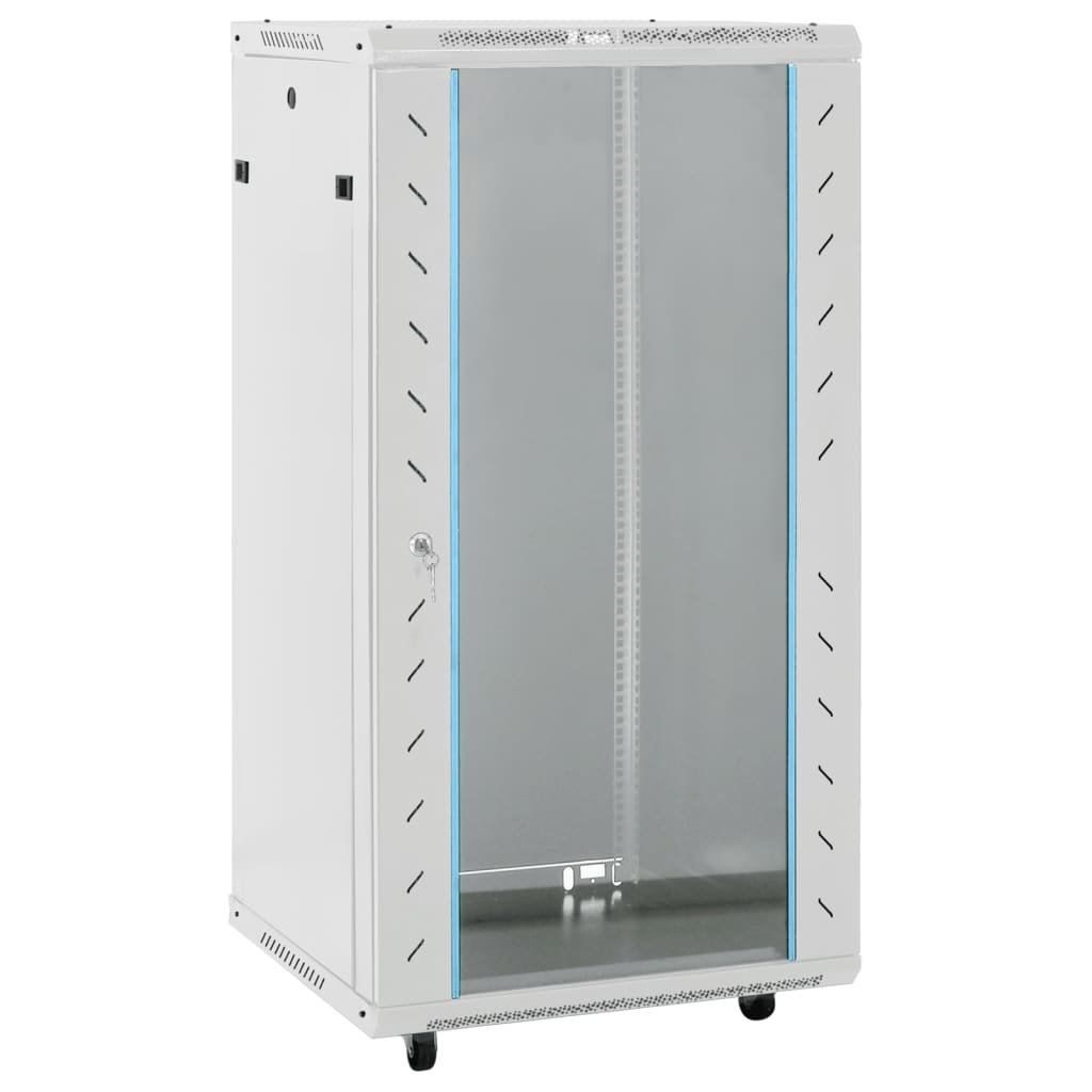 vidaXL Szafka serwerowa z kółkami, 22U, 19", IP20, 60x60x120 cm
