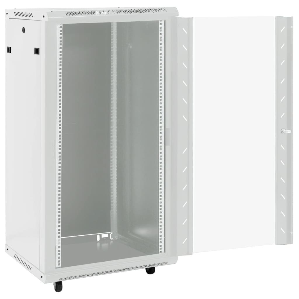 vidaXL Szafka serwerowa z kółkami, 22U, 19", IP20, 60x60x120 cm