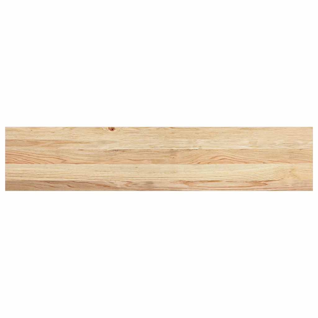vidaXL Stopnie schodowe, 8 szt., surowe 120x25x2 cm lite drewno dębowe