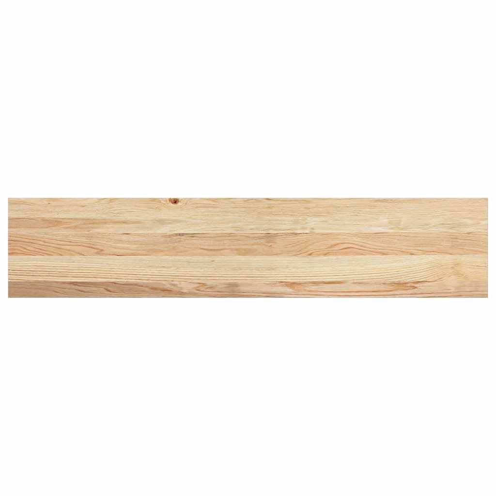 vidaXL Stopnie schodowe, 8 szt., surowe 120x30x2 cm lite drewno dębowe