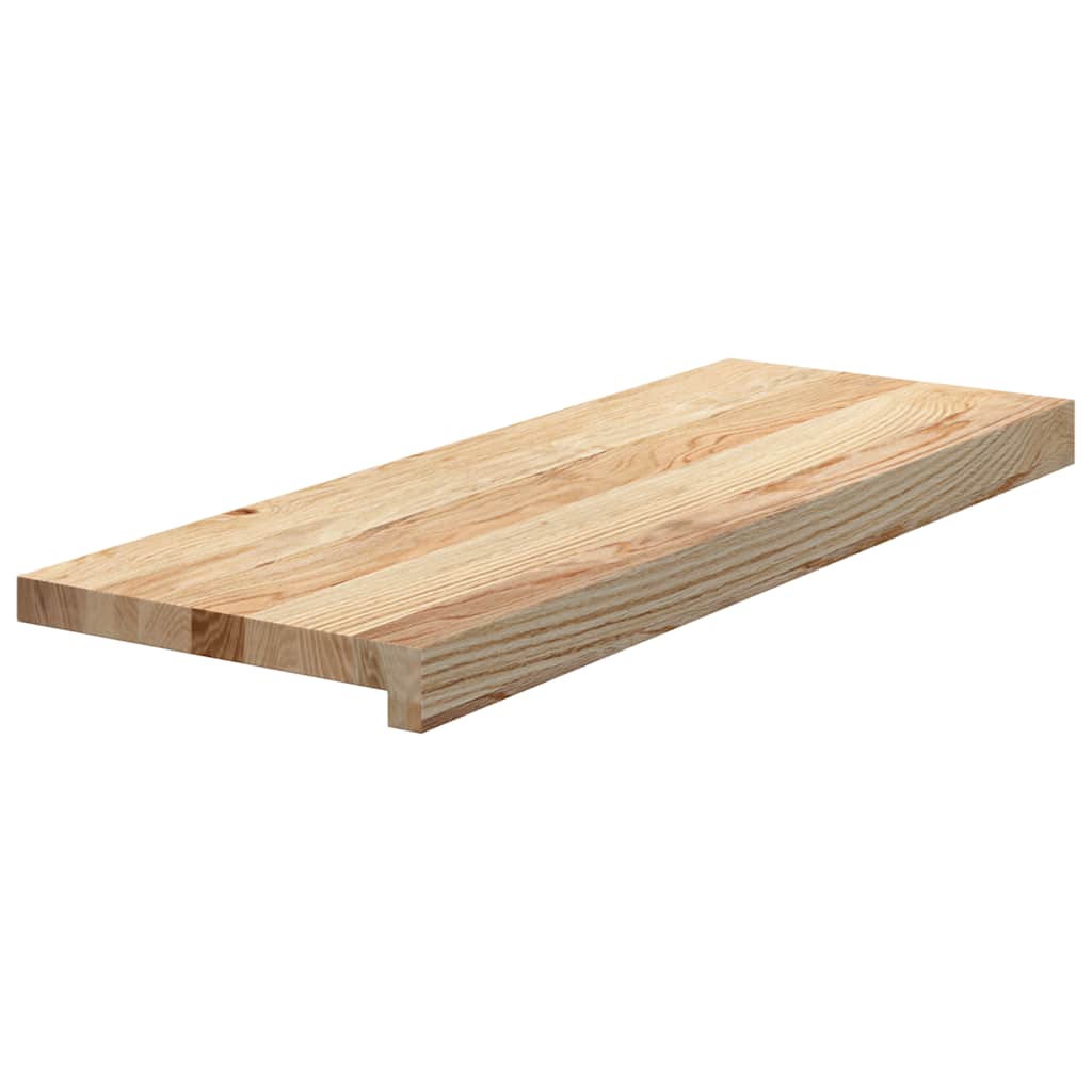 vidaXL Stopnie schodowe, 12 szt., surowe 70x25x2 cm lite drewno dębowe