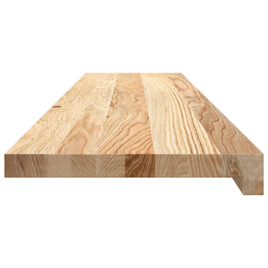 vidaXL Stopnie schodowe, 16 szt. surowe 110x25x2cm lite drewno dębowe