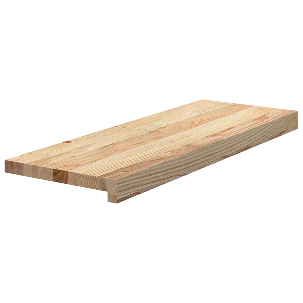 vidaXL Stopnie schodowe, 16 szt. surowe 70x30x2cm lite drewno dębowe