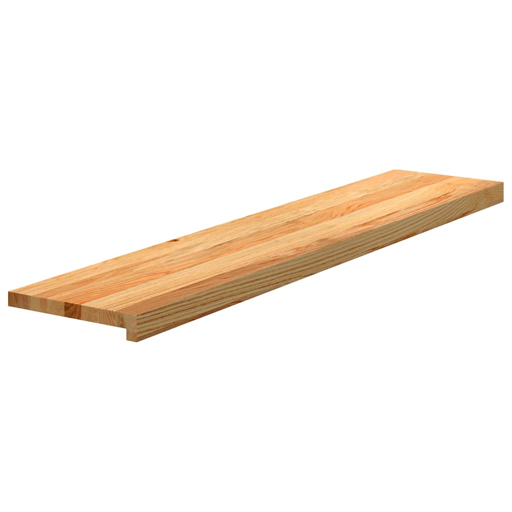 vidaXL Stopnie schodowe, 8 szt. brązowe 120x30x2cm lite drewno dębowe