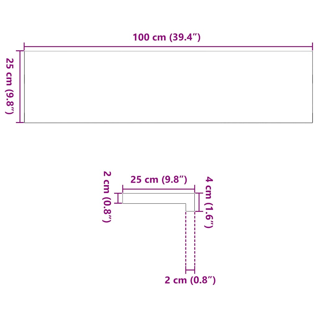 vidaXL Stopnie schodowe, 12 szt. brązowe 100x25x2cm lite drewno dębowe