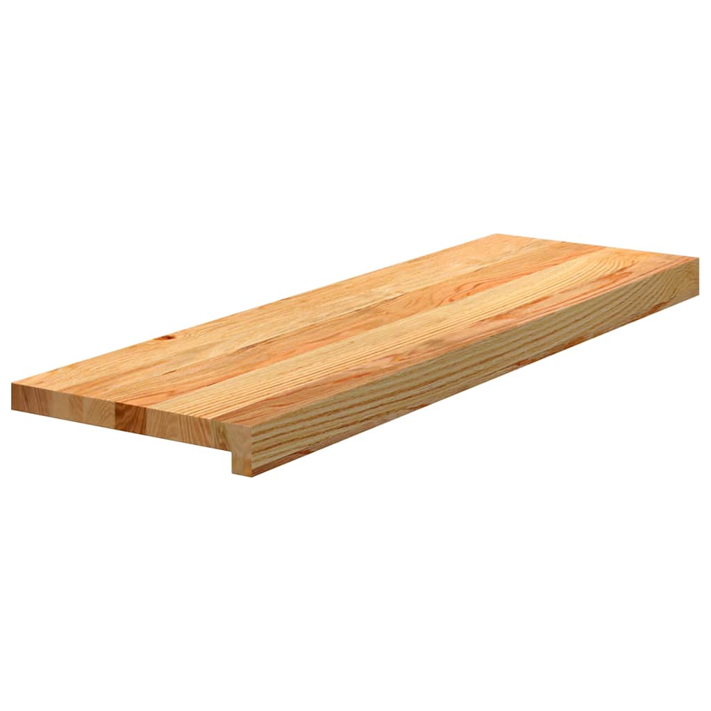 vidaXL Stopnie schodowe, 16 szt. brązowe 80x25x2cm lite drewno dębowe