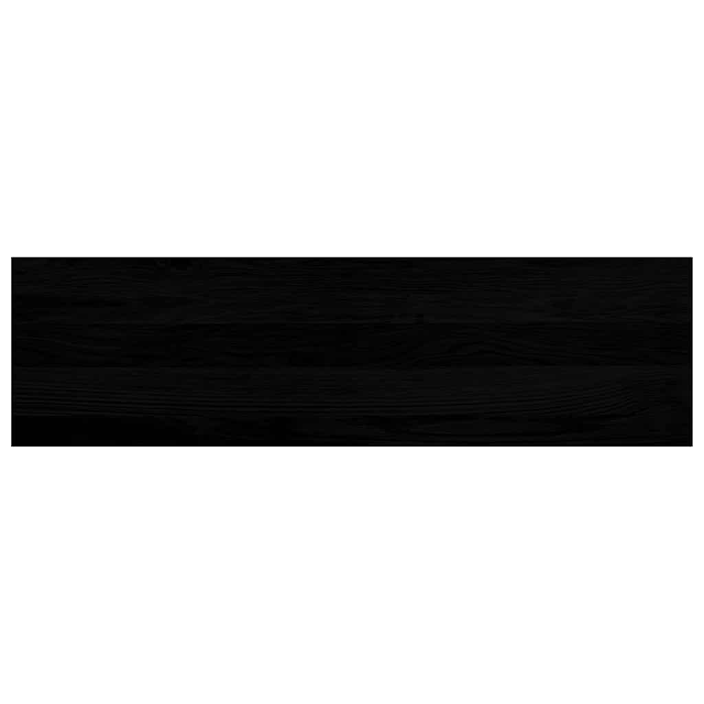 vidaXL Stopnie schodowe, 8 szt. brązowoczarne 90x25x2 cm lite drewno dębowe