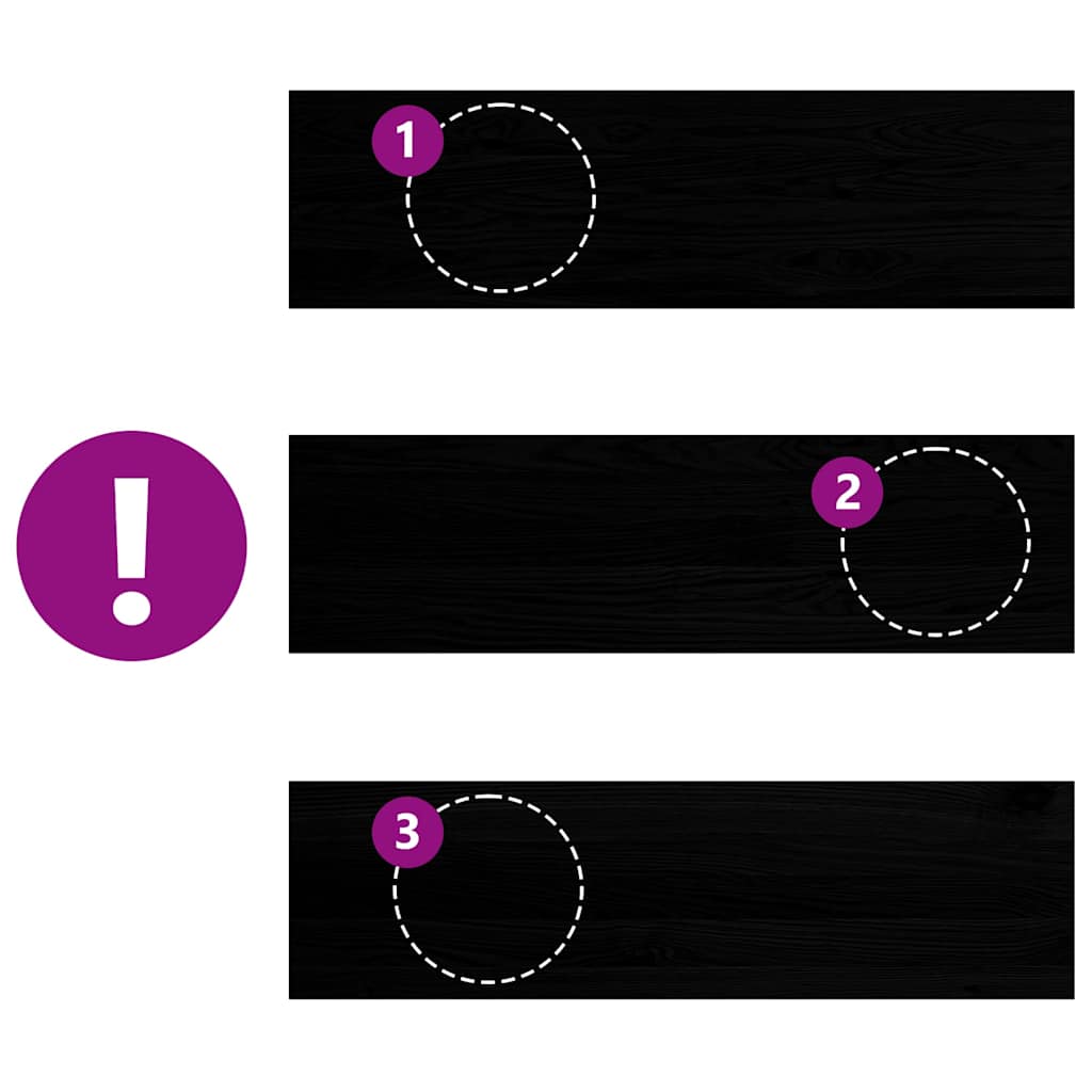vidaXL Stopnie schodowe, 8 szt. brązowoczarne 90x25x2 cm lite drewno dębowe
