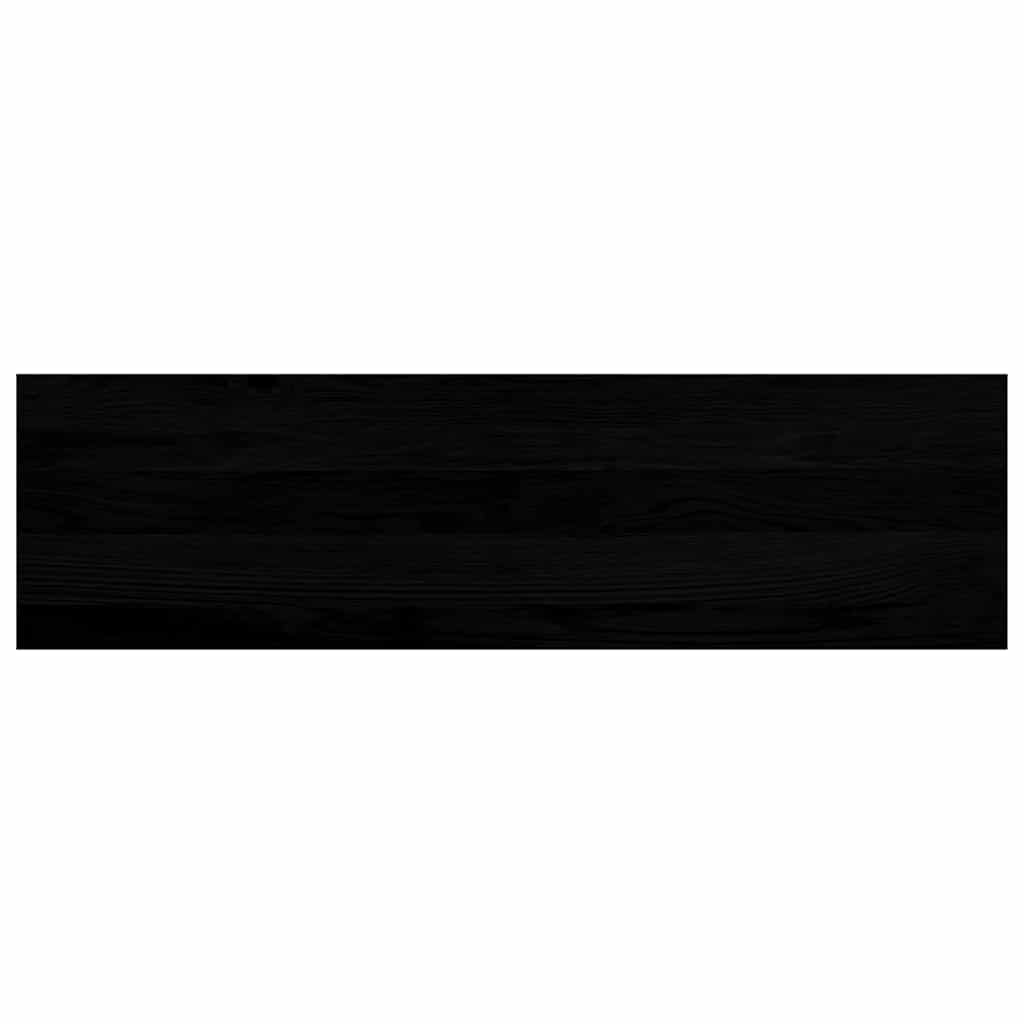 vidaXL Stopnie schodowe, 8 szt. brązowoczarne 90x30x2 cm lite drewno dębowe
