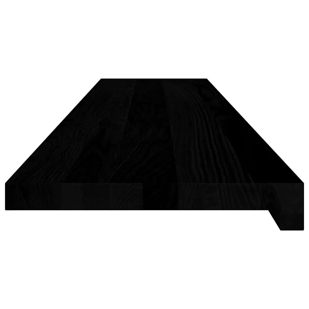 vidaXL Stopnie schodowe, 8 szt. brązowoczarne 120x30x2 cm lite drewno dębowe