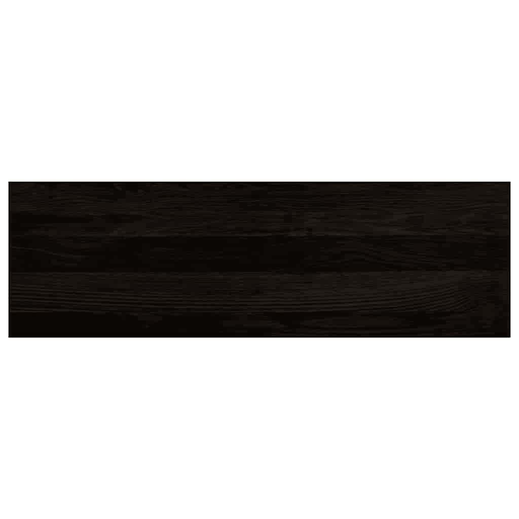 vidaXL Stopnie schodowe 12 szt. brązowoczarne 80x25x2 cm lite drewno dębowe