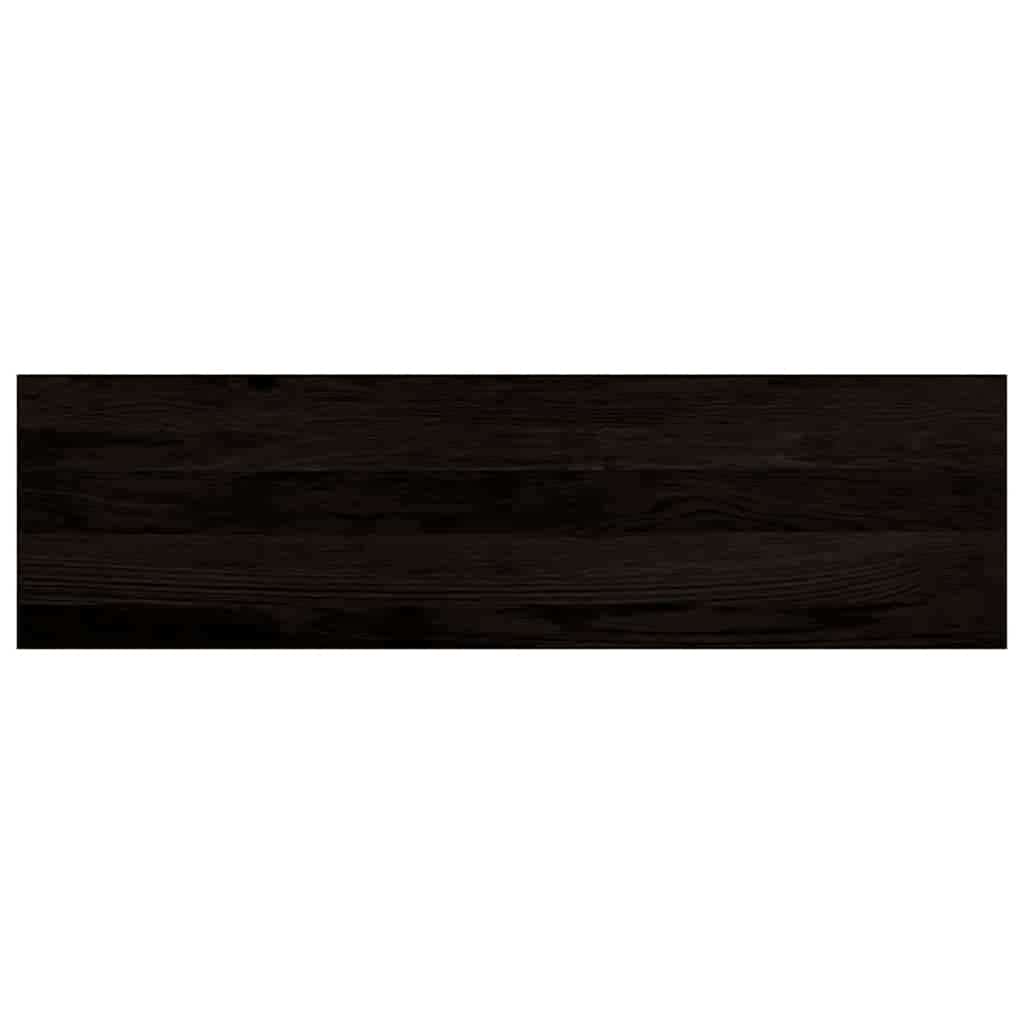vidaXL Stopnie schodowe 12 szt. brązowoczarne 90x25x2 cm lite drewno dębowe