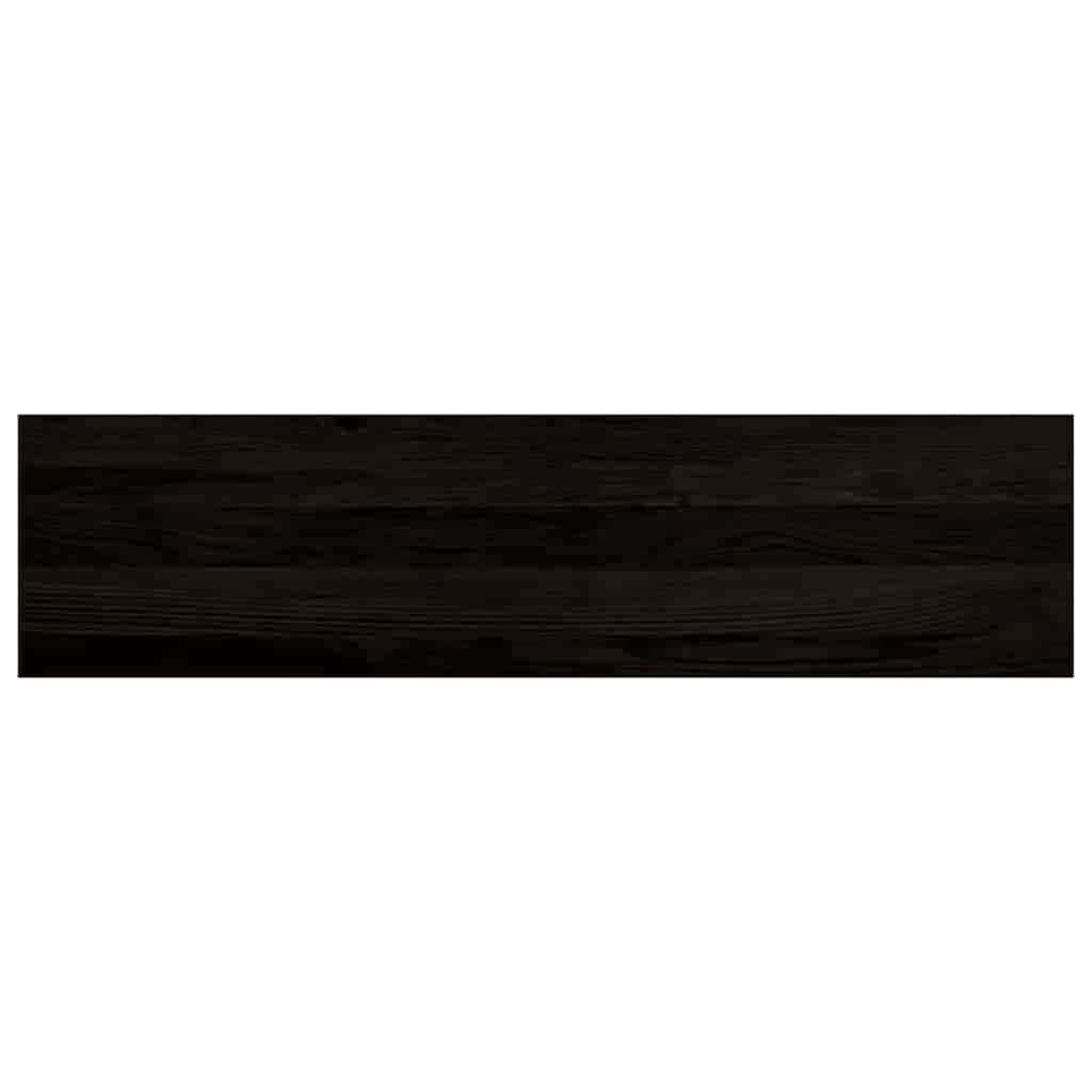 vidaXL Stopnie schodowe 12 szt. brązowoczarne 100x25x2 cm lite drewno dębowe