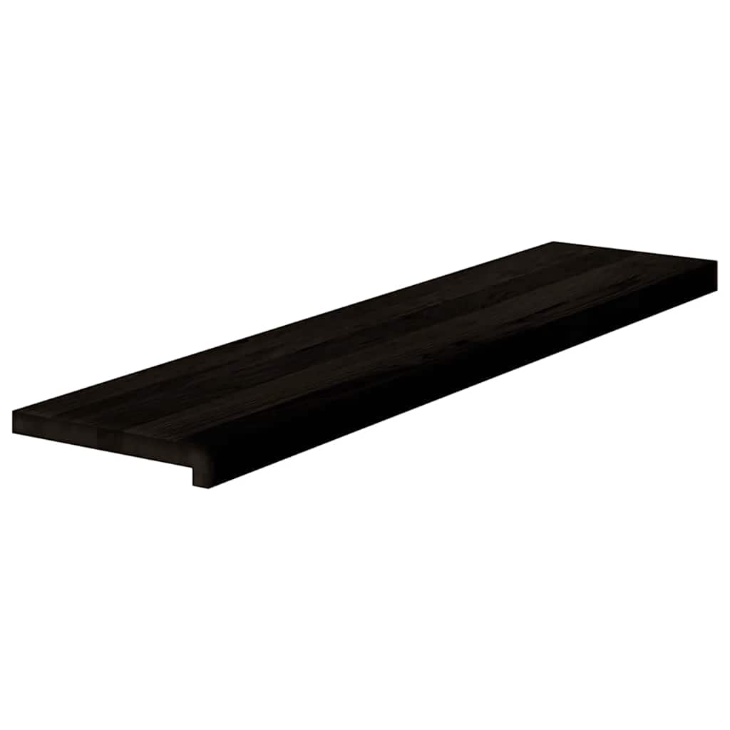 vidaXL Stopnie schodowe 12 szt. brązowoczarne 110x25x2 cm lite drewno dębowe