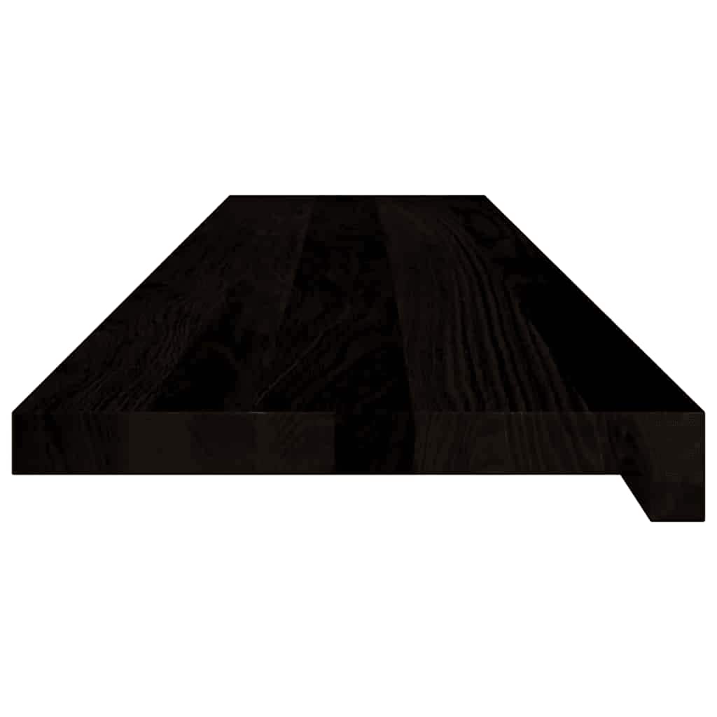 vidaXL Stopnie schodowe 12 szt. brązowoczarne 110x25x2 cm lite drewno dębowe