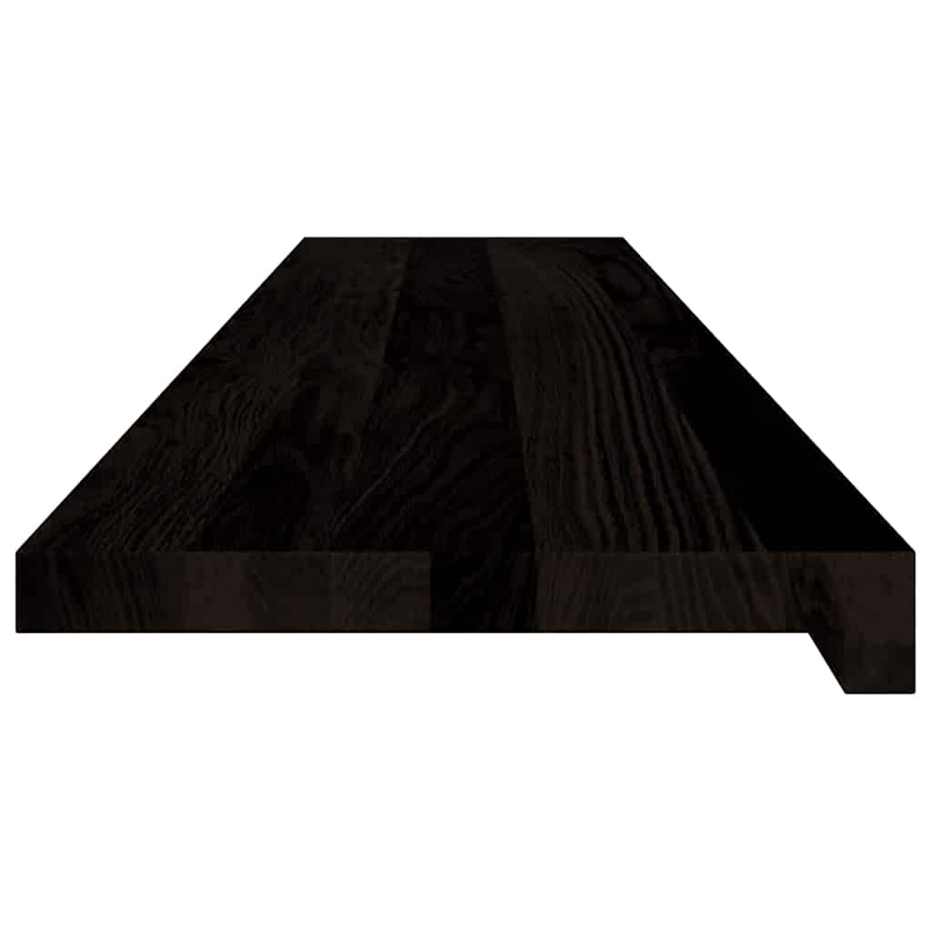 vidaXL Stopnie schodowe 12 szt. brązowoczarne 120x25x2 cm lite drewno dębowe