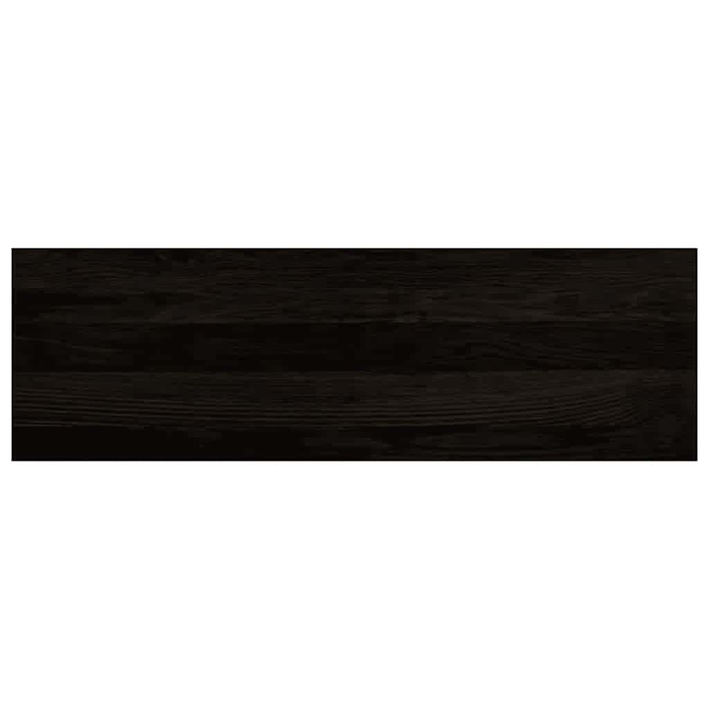 vidaXL Stopnie schodowe 12 szt. brązowoczarne 80x30x2 cm lite drewno dębowe