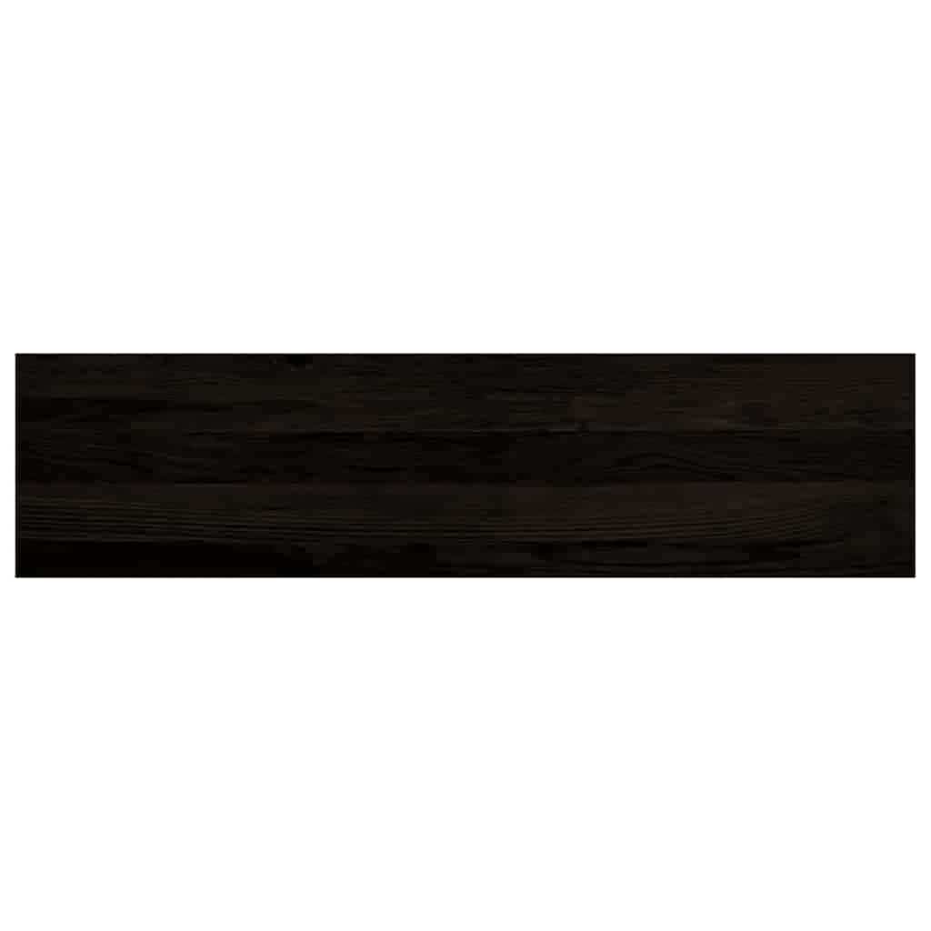 vidaXL Stopnie schodowe 12 szt. brązowoczarne 100x30x2 cm lite drewno dębowe