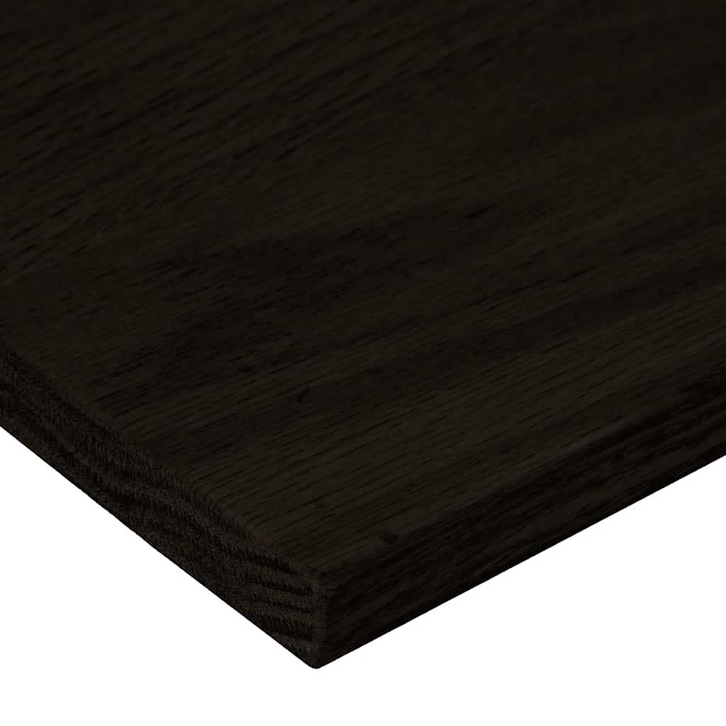 vidaXL Stopnie schodowe 12 szt. brązowoczarne 100x30x2 cm lite drewno dębowe