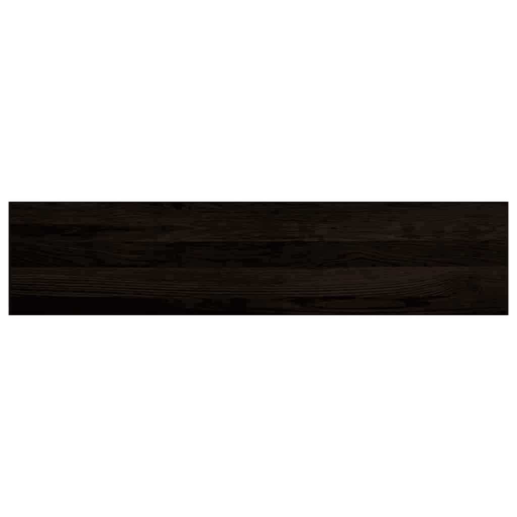 vidaXL Stopnie schodowe 12 szt. brązowoczarne 110x30x2 cm lite drewno dębowe